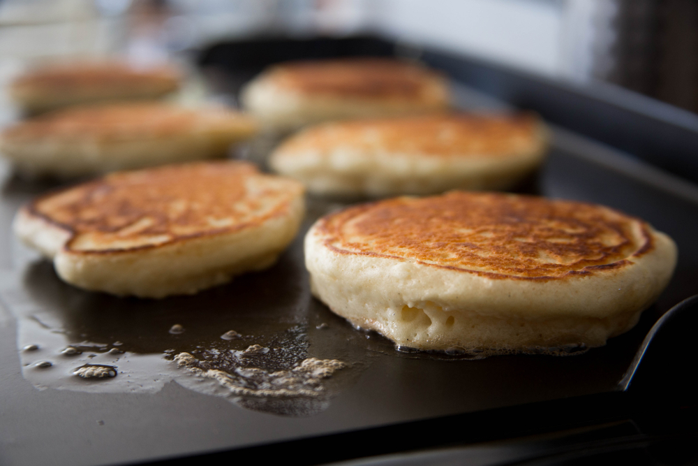Pancakes Cooking
