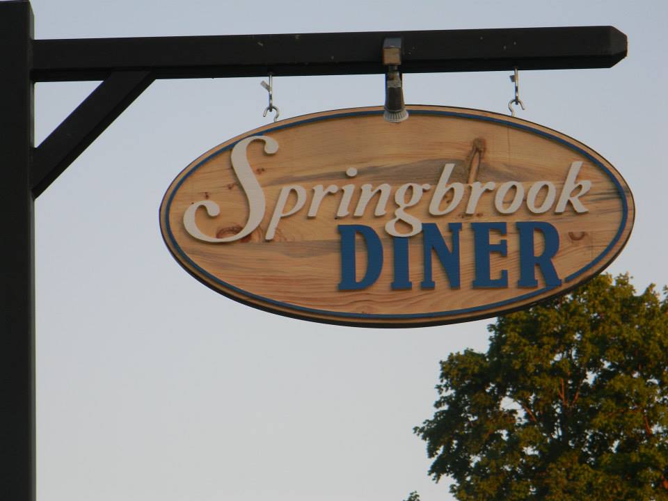 Springbrook Diner hanging sign