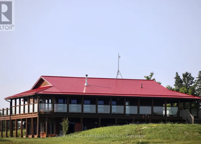 View of the former club house at Poplars Golf Course