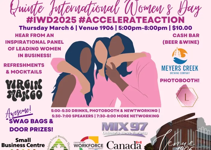 Quinte International Womens Day Poster