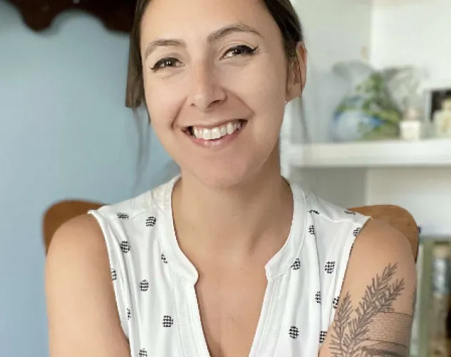 Michelle Samson owner of Storied Places and the host of the I Left The City Podcast.