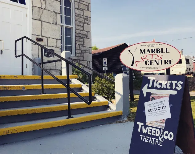 view of the outside of the tweed theatre